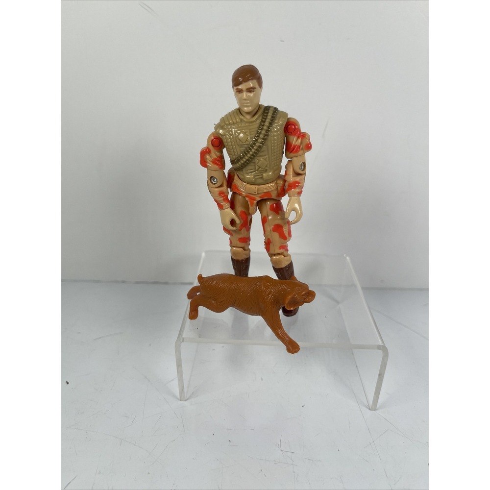 1988 SPEARHEAD (V1) Point Man G.I. Joe 3 3/4 inch Figure With Bobcat Accessory